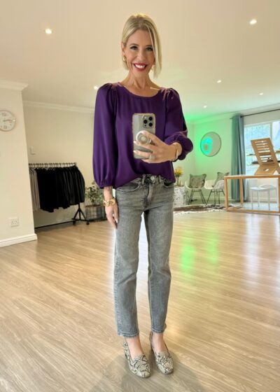 Boho Blouse - Purple