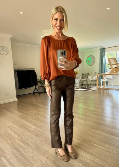 Boho Blouse - Rust