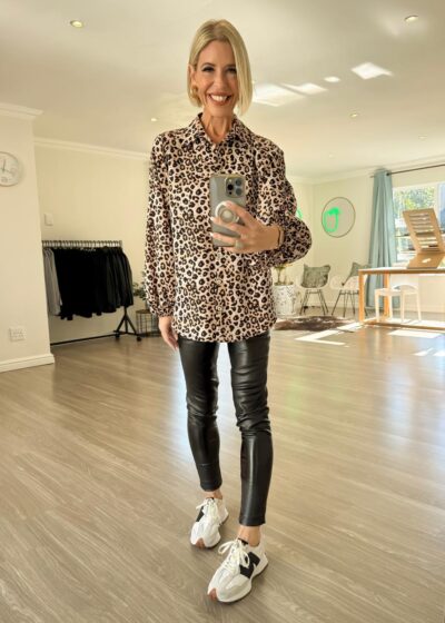 Oversized Shirt - Safari Print
