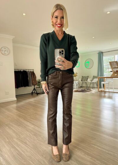 V-Neck Sweater - Forest Green